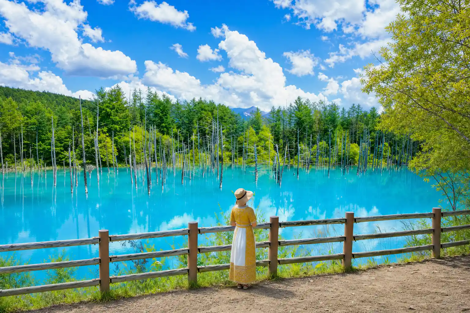 Furano Flower&Biei Blue Pond From Sapporo